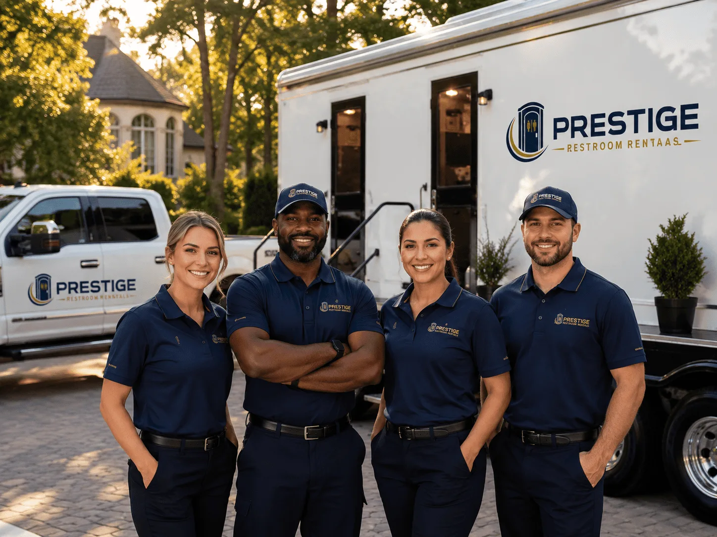 Trusted Luxury Portable Restrooms company in Keene, ND